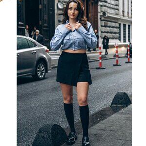 NEW  3 PAIRS BLACK Knee High Womens Casual Tube Socks